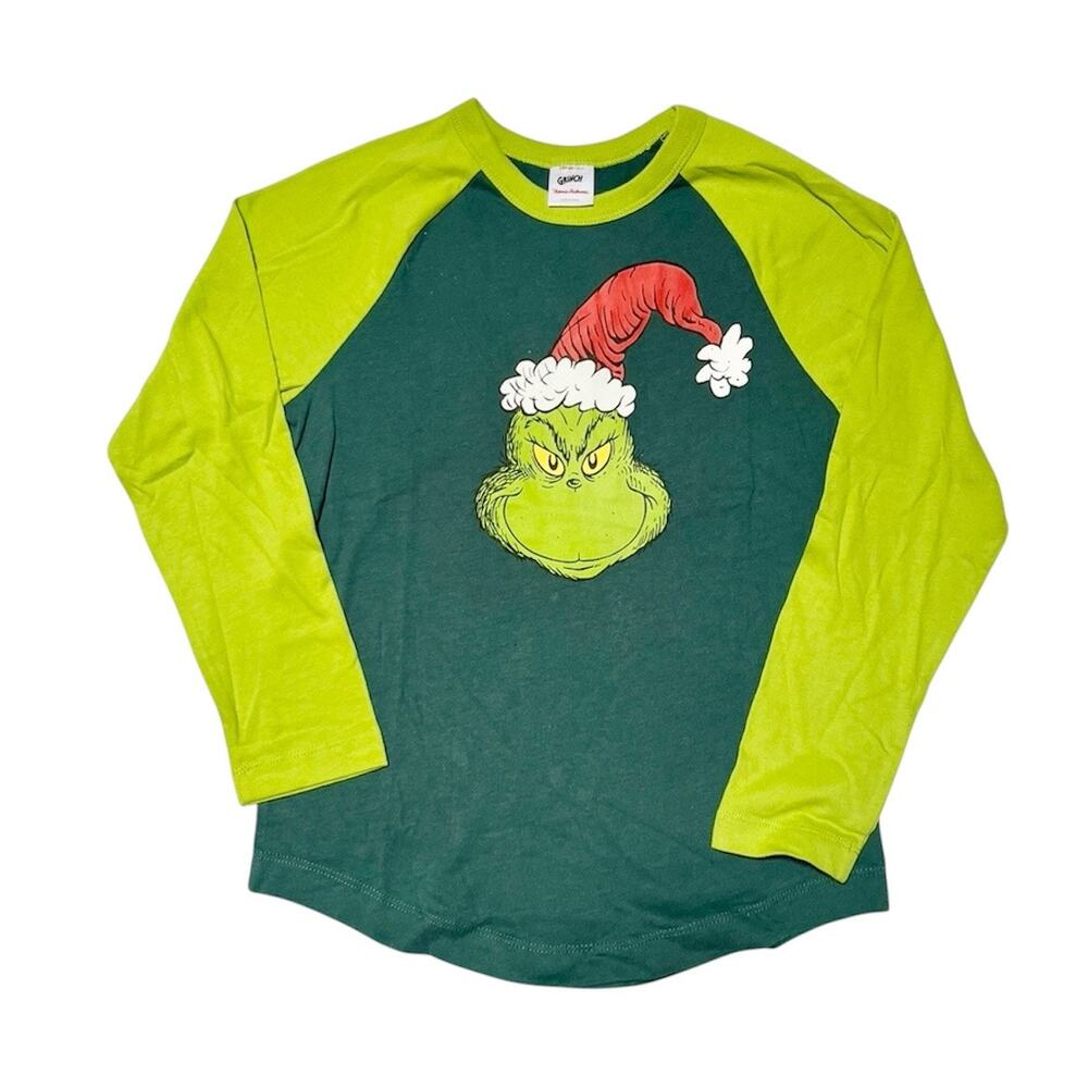 Hanna Andersson Grinch Raglan Tee Size 8
